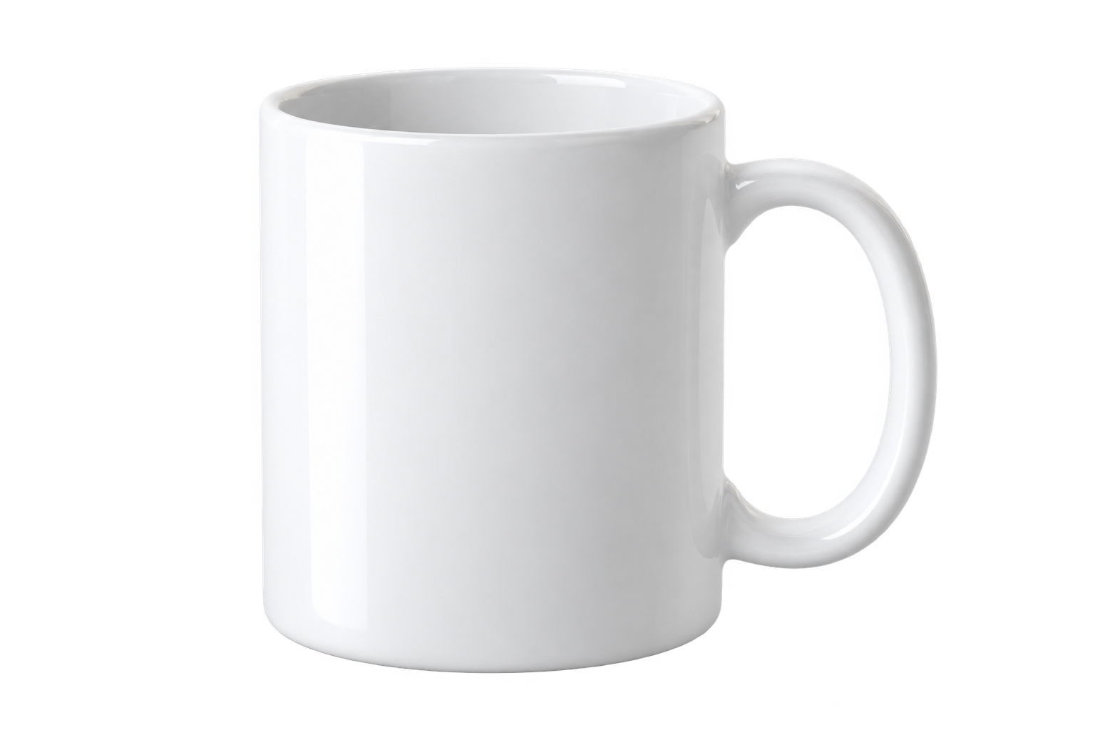 Taza blanca corporativa de 11 onzas